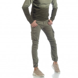 Jogger cargo verde pentru bărbați - FASHIONMIX.RO Jogger cargo verde pentru bărbați