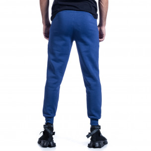 Pantaloni sport bărbați Soni Fashion albastru  2