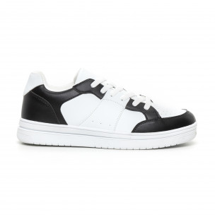 Teniși Skate în alb și negru pentru bărbați - FASHIONMIX.RO Teniși Skate în alb și negru pentru bărbați
