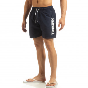 Șort de baie pentru bărbați bleumarin Marshall - FASHIONMIX.RO Șort de baie pentru bărbați bleumarin Marshall