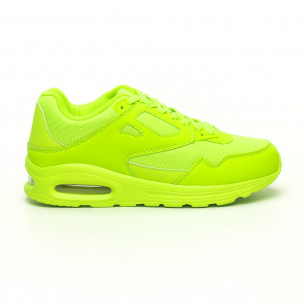 Adidași de bărbați verde neon cu pernă de aer - FASHIONMIX.RO Adidași de bărbați verde neon cu pernă de aer