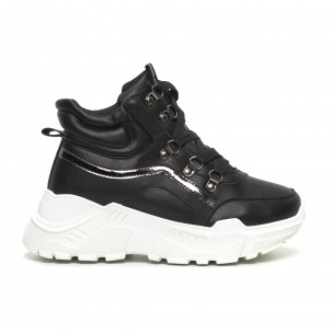Pantofi sport înalți de dama design Trekking - FASHIONMIX.RO Pantofi sport înalți de dama design Trekking