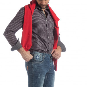 Cămașă pentru bărbați Slim fit din bumbac - FASHIONMIX.RO Cămașă pentru bărbați Slim fit din bumbac