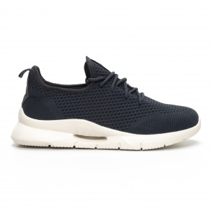 Adidași pentru bărbați Hole design gri model ușor - FASHIONMIX.RO Adidași pentru bărbați Hole design gri model ușor
