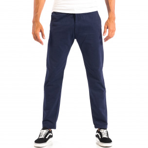 Pantaloni albaștri Chino pentru bărbați RESERVED - FASHIONMIX.RO Pantaloni albaștri Chino pentru bărbați RESERVED