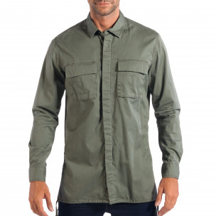 Cămașă Military RESERVED pentru bărbați model Large - FASHIONMIX.RO Cămașă Military RESERVED pentru bărbați model Large