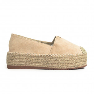 Espadrile de dama Sweet Shoes bej - FASHIONMIX.RO Espadrile de dama Sweet Shoes bej