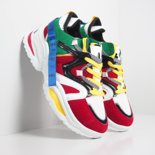 Adidași colorați design Chunky pentru bărbați - FASHIONMIX.RO Adidași colorați design Chunky pentru bărbați