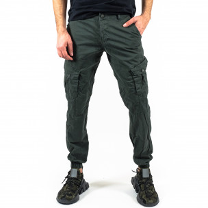 Pantaloni cargo bărbați Blackzi verzi 