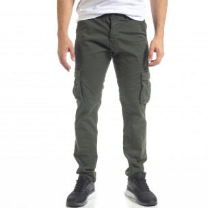 Pantaloni cargo bărbați Blackzi verzi 2