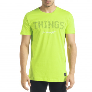 Tricou bărbați Clang verde 
