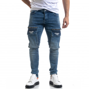 Blugi bărbați 2Y Premium albaștri - FASHIONMIX.RO Blugi bărbați 2Y Premium albaștri