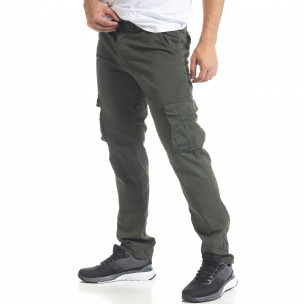 Pantaloni cargo bărbați Blackzi verzi - FASHIONMIX.RO Pantaloni cargo bărbați Blackzi verzi