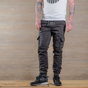 Pantaloni cargo bărbați Blackzi gri - FASHIONMIX.RO Pantaloni cargo bărbați Blackzi gri