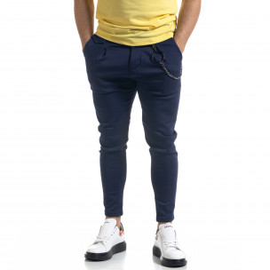 Pantaloni bărbați Open albaștri - FASHIONMIX.RO Pantaloni bărbați Open albaștri