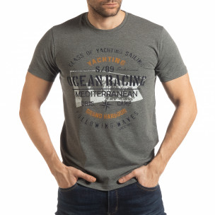 Tricou gri Ocean Racing pentru bărbați - FASHIONMIX.RO Tricou gri Ocean Racing pentru bărbați