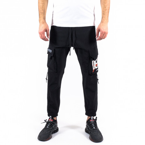 Pantaloni sport bărbați Adrexx negru 2