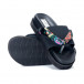 Papuci de dama cu jacard negru și cu elastic it230418-24 4