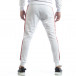 Pantaloni de trening albi cu benzi pentru bărbați it040219-58 4