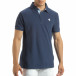 Polo shirt albastru pentru bărbați it120619-32 2