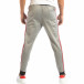 Pantaloni sport gri pentru bărbați cu banda în 3 culori it240818-84 4