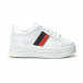 Pantofi sport albi cu decor pentru dama it250119-90 2