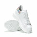 Pantofi sport albi de dama cu călcâi multicolor it250119-91 4