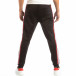 Pantaloni sport negri pentru bărbați cu banda în 3 culori it240818-85 4