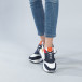 Pantofi sport de dama multicolori cu talpă înaltă  it250119-49 2