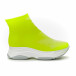 Pantofi sport Slip-on neon pentru dama it150319-43 3