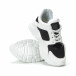Pantofi sport de dama în negru și alb it250119-67 4