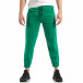 Pantaloni de trening pentru bărbați în verde cu bandă it210319-55 3