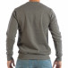 Bluză gri matlasată pentru bărbați cu imprimare it240818-144 3