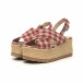 Sandale de dama Rustic style cu platformă it050619-91 3