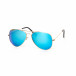 Ochelari de soare Aviator cu lențile albastre tip oglindă it030519-3 2