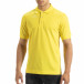 Polo shirt galben de bărbați Kappa regular fit it120619-21 3