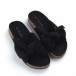 Papuci pentru dama negri cu fundă it050619-45 3