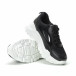 Pantofi sport negri cu talpă albă pentru dama it250119-68 5