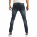 Slim Jeans în albastru cu efect șifonat it240818-49 3