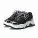 Pantofi sport de dama în negru și alb it250119-34 4