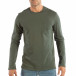 Bluză pentru bărbați verde basic din bumbac  it240818-120 2
