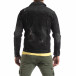 Jachetă din denim elastic negru pentru bărbați it210319-108 4