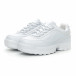 Pantofi sport albi Chunky pentru dama it150319-52 3