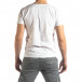 Tricou alb de bărbați stil Vintage it210319-76 3
