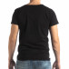 Tricou negru de bărbați stil Vintage it210319-78 3