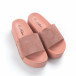 Papuci de dama roz cu platformă înaltă it050619-39 3