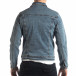 Jachetă din denim elastic albastru pentru bărbați it210319-107 4