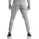 Pantaloni de trening 5 striped gri pentru bărbați  it040219-62 4