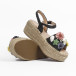 Espadrile de dama Mellisa neagră it270320-14 5