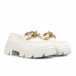 Pantofi cu platforma de dama Fashion&Bella albe it220322-16 3